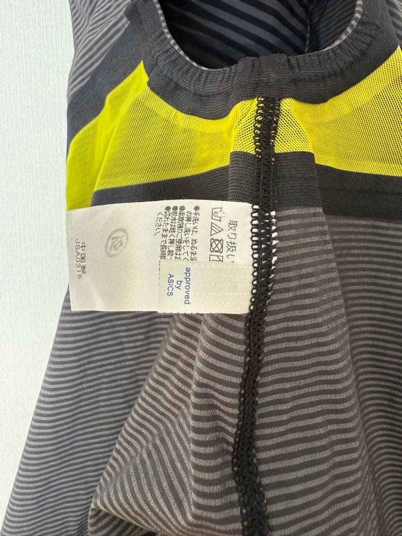 【希少品】asics 高速水着トップインパクトラインASL506カラー/ブラック