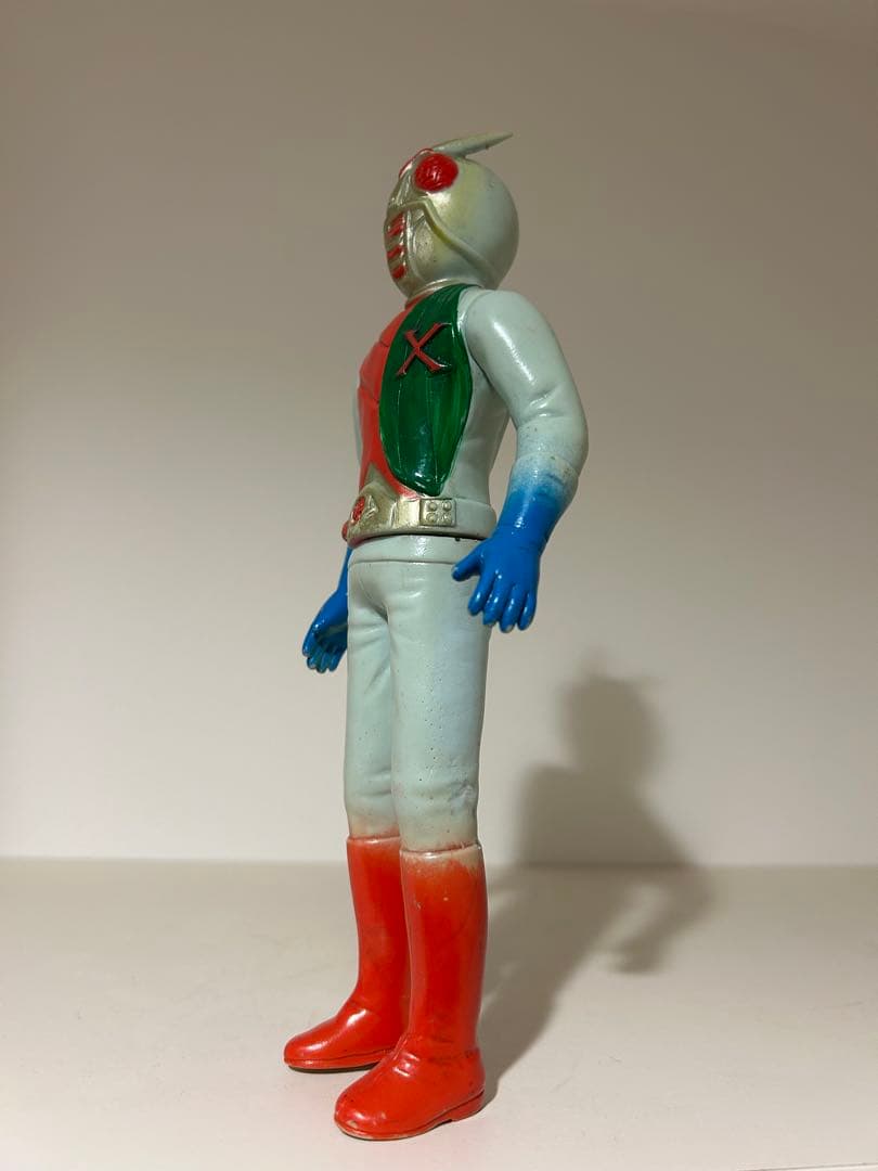 全長約23cm 大変希少なデカい　無版権　仮面ライダー　当時物　パチ　70年代