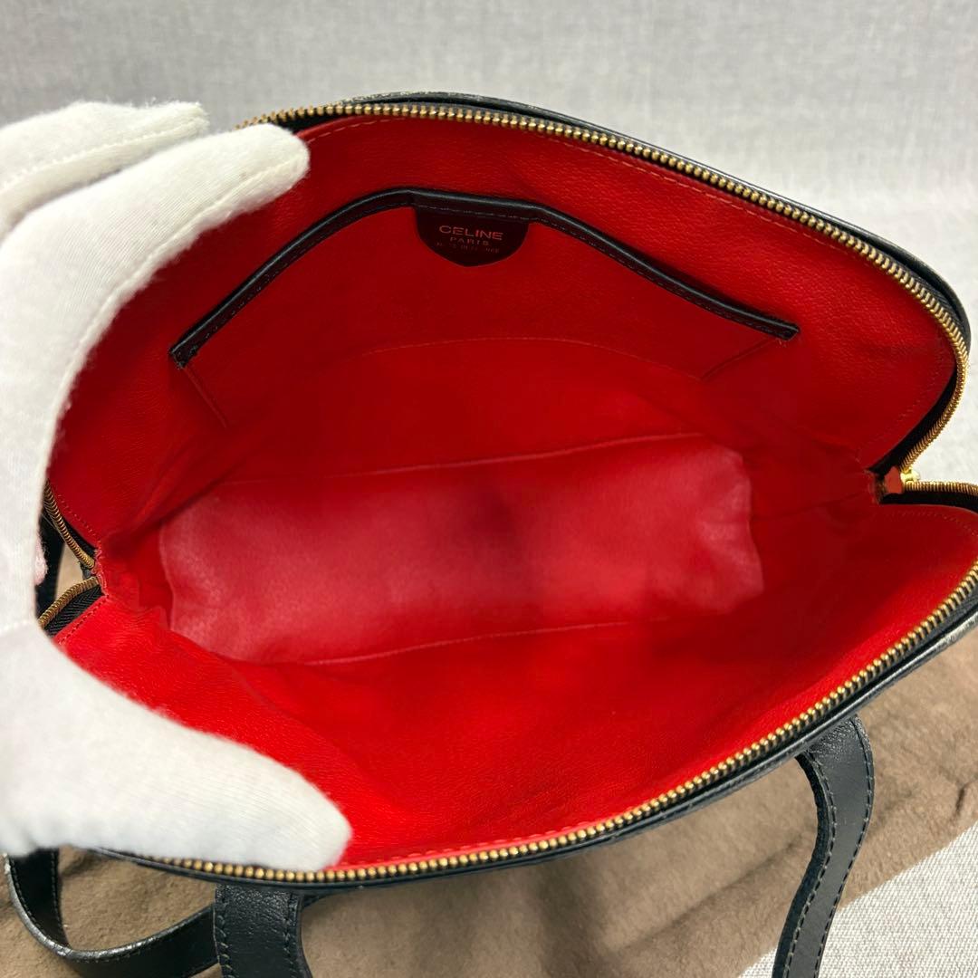 CELINE オールドセリーヌ ショルダーバッグ 黒 マンテル ヴィンテージ