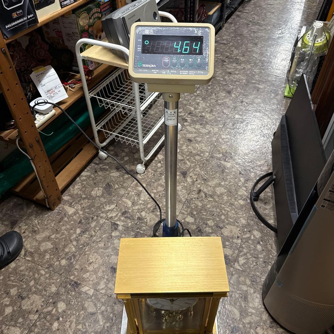 Citizen ゴールド 置時計 ガラスケース付き