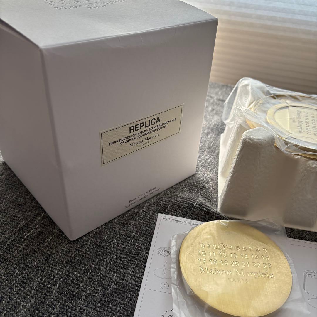 メゾン マルジェラ　レプリカ ゴールデン キャンドルホルダー 限定品