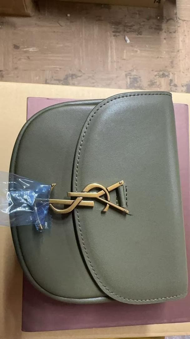 期間限定価格 サンローラン サドルバッグ オリーブグリーン