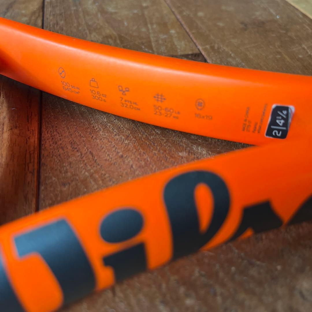 最終値下❤️Wilson BURN100テニスラケット 限定reverseモデル