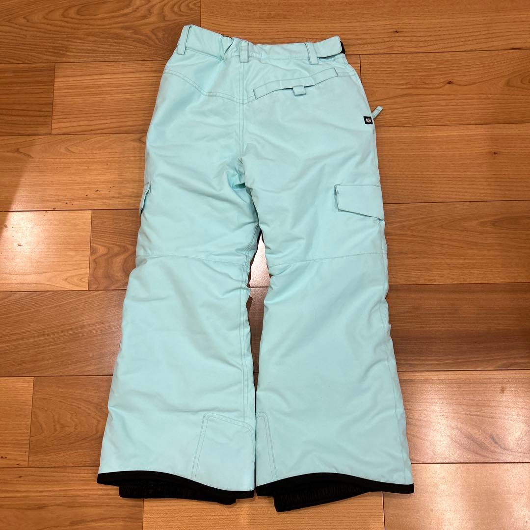 686 キッズ スノーボード ウェア S ミント/ブラック