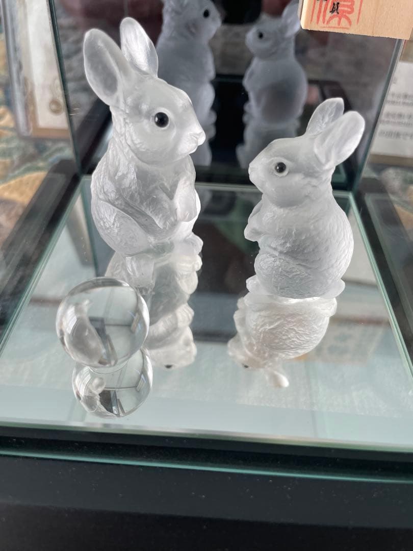 エクセルヒューマン 山梨県水晶美術彫刻　福寿卯　34万➡️20万 更にお値下げ