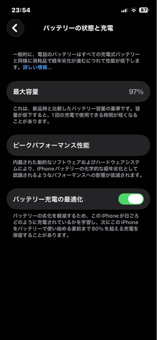 iPhone12 Pro 256GB バッテリー97%