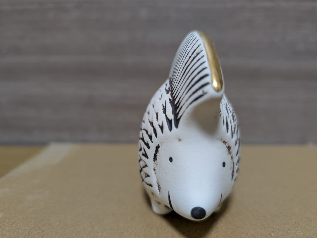 【新品】限定　リサラーソン　金のはりねずみ（パンキー）