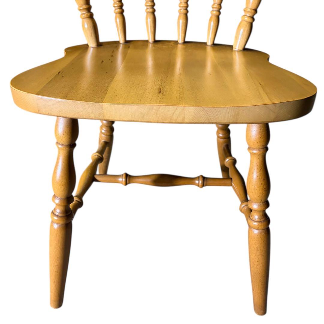 【美品】柏木工 ダイニングチェア ウィンザーチェア ナチュラル 2脚セット