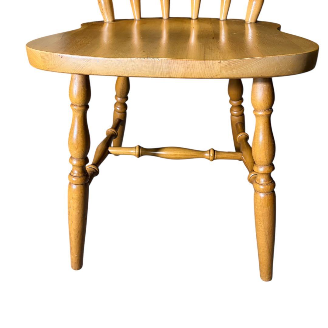 【美品】柏木工 ダイニングチェア ウィンザーチェア ナチュラル 2脚セット