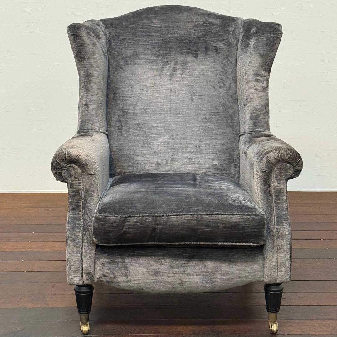 H19K69 Laura Ashley ローラアシュレイ ウィングバックチェア