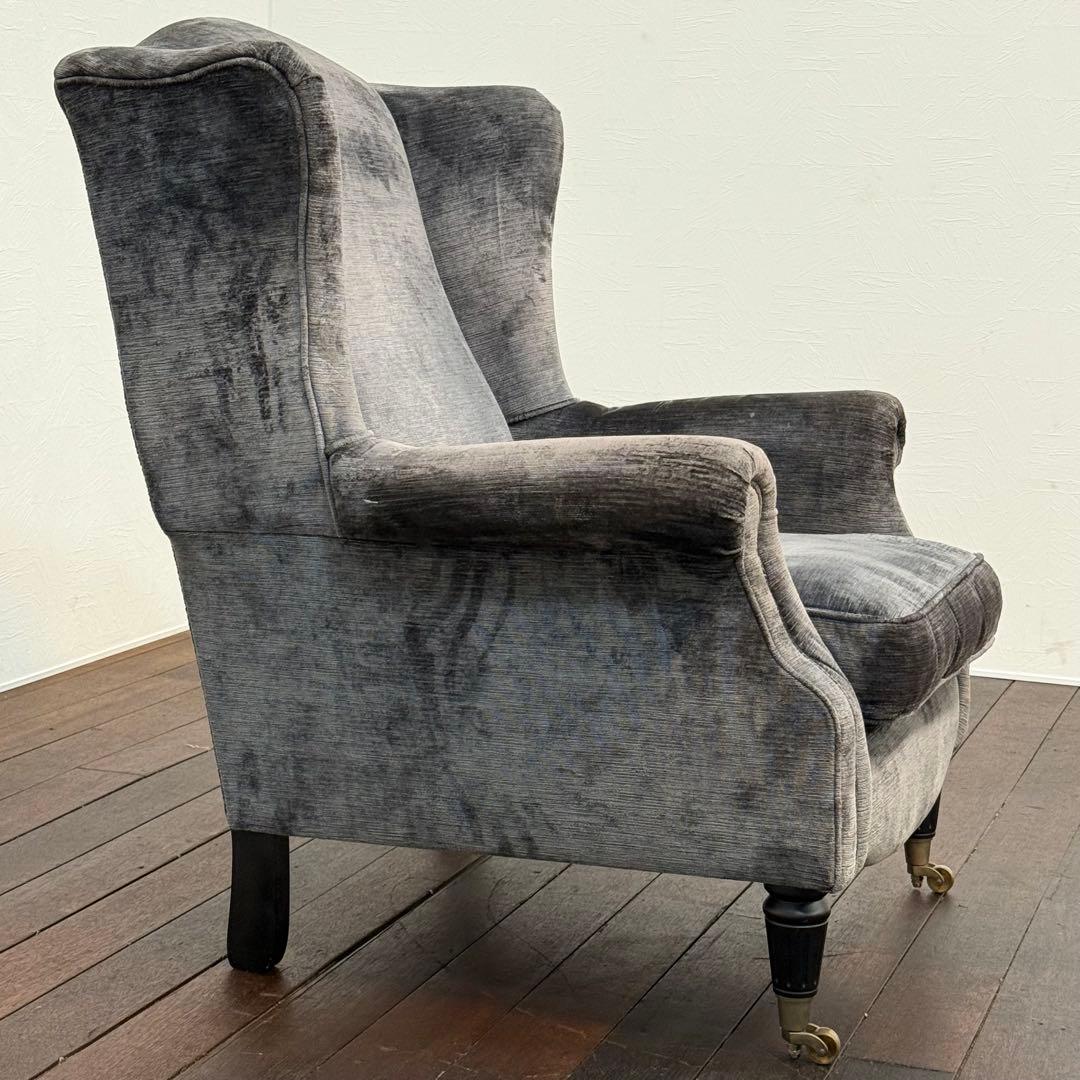 H19K69 Laura Ashley ローラアシュレイ ウィングバックチェア