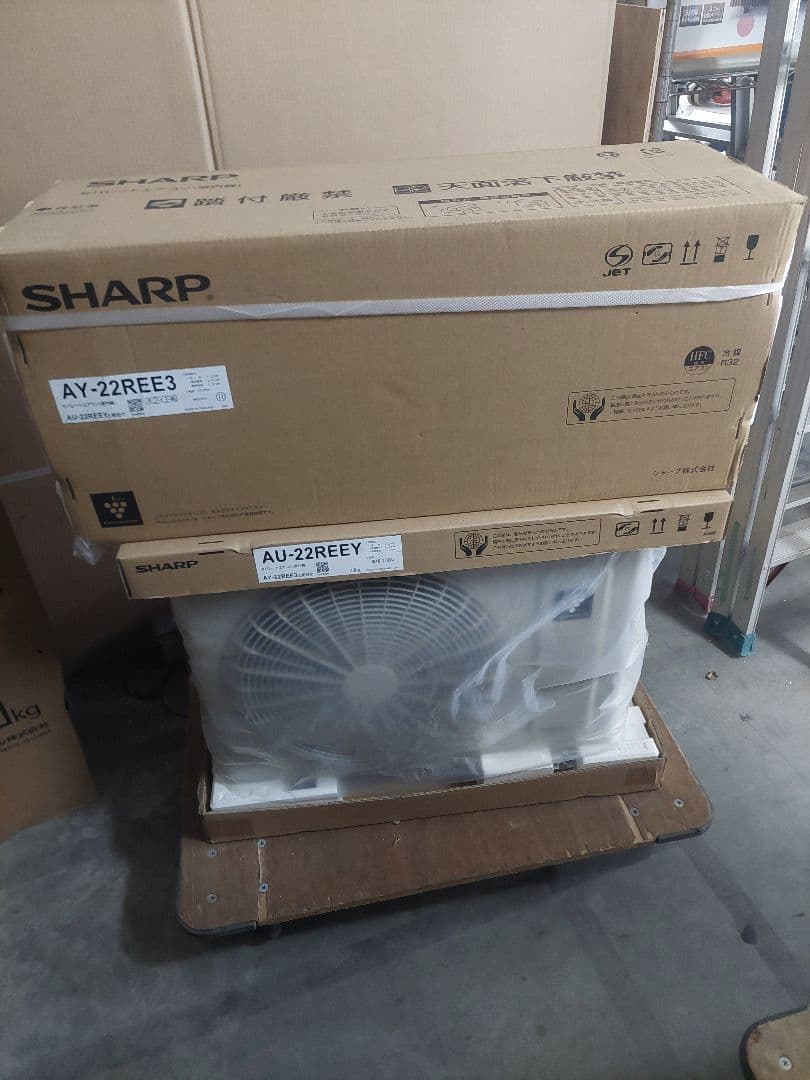 シャープ掃除機能付きエアコン