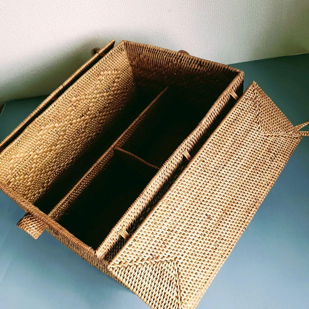 (新品)アタバスケット　トレー付き　かごバッグ　バッグ　カゴ　かご　籠