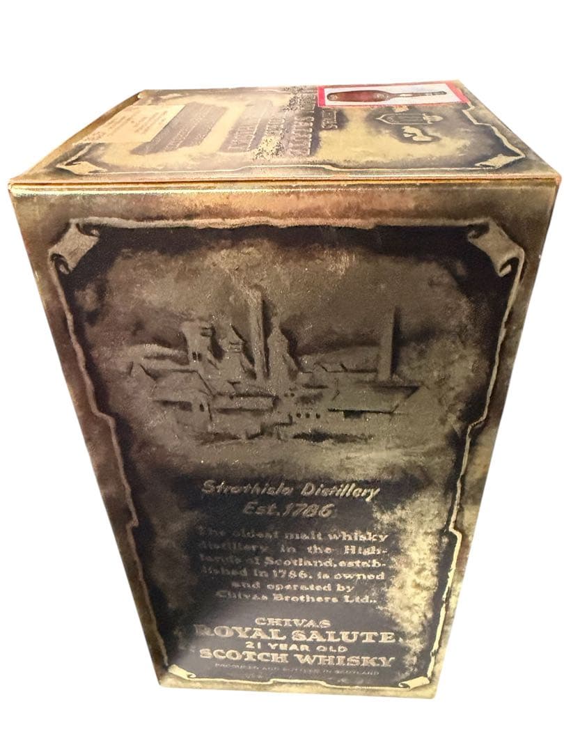 未開栓箱入り Salute 21 ウイスキーロイヤルサルート21年