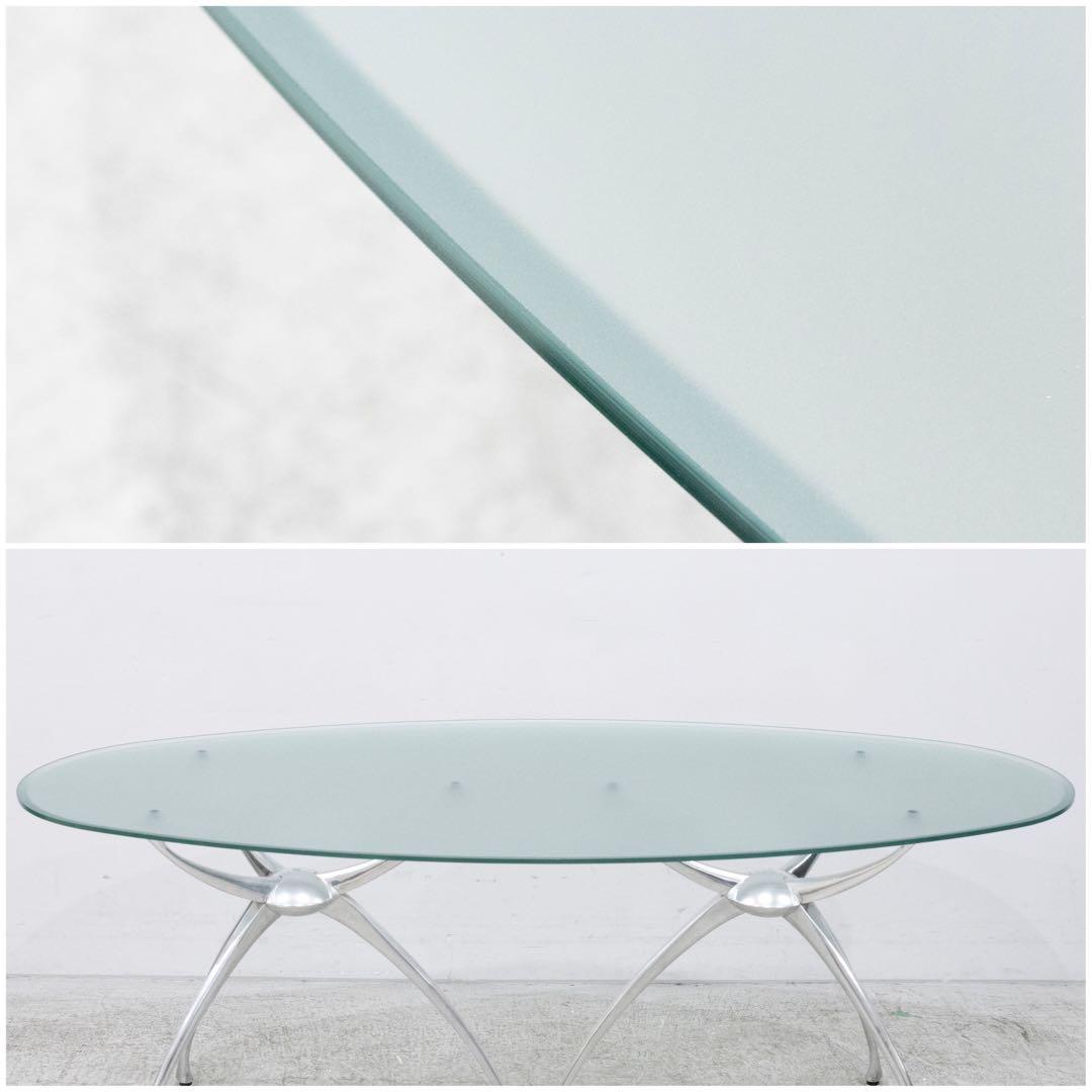 ADAL アダル LINK リンクガラステーブル 会議 ダイニング アルミ