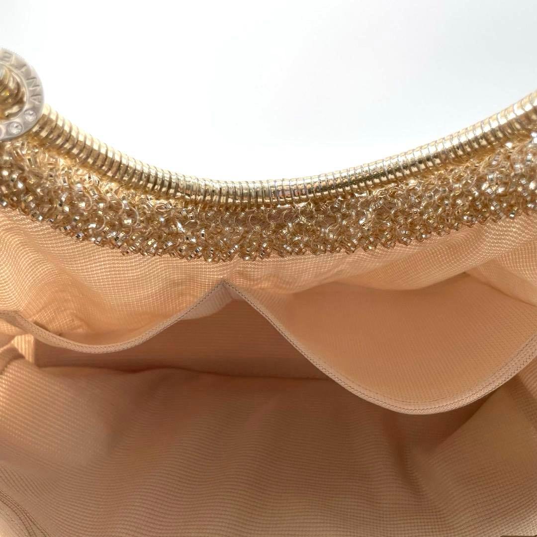 17584✨アンテプリマ スタンダードⅡ ラージハンドバッグ シルバーゴールド