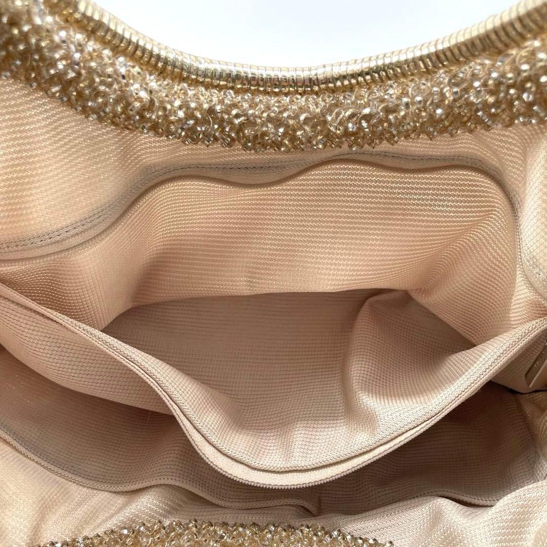 17584✨アンテプリマ スタンダードⅡ ラージハンドバッグ シルバーゴールド