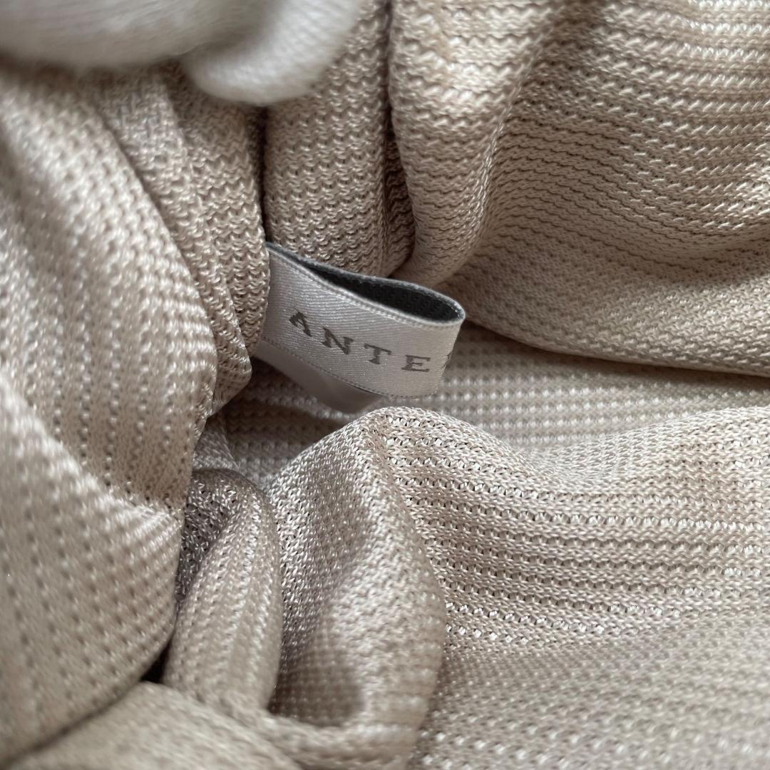 17584✨アンテプリマ スタンダードⅡ ラージハンドバッグ シルバーゴールド