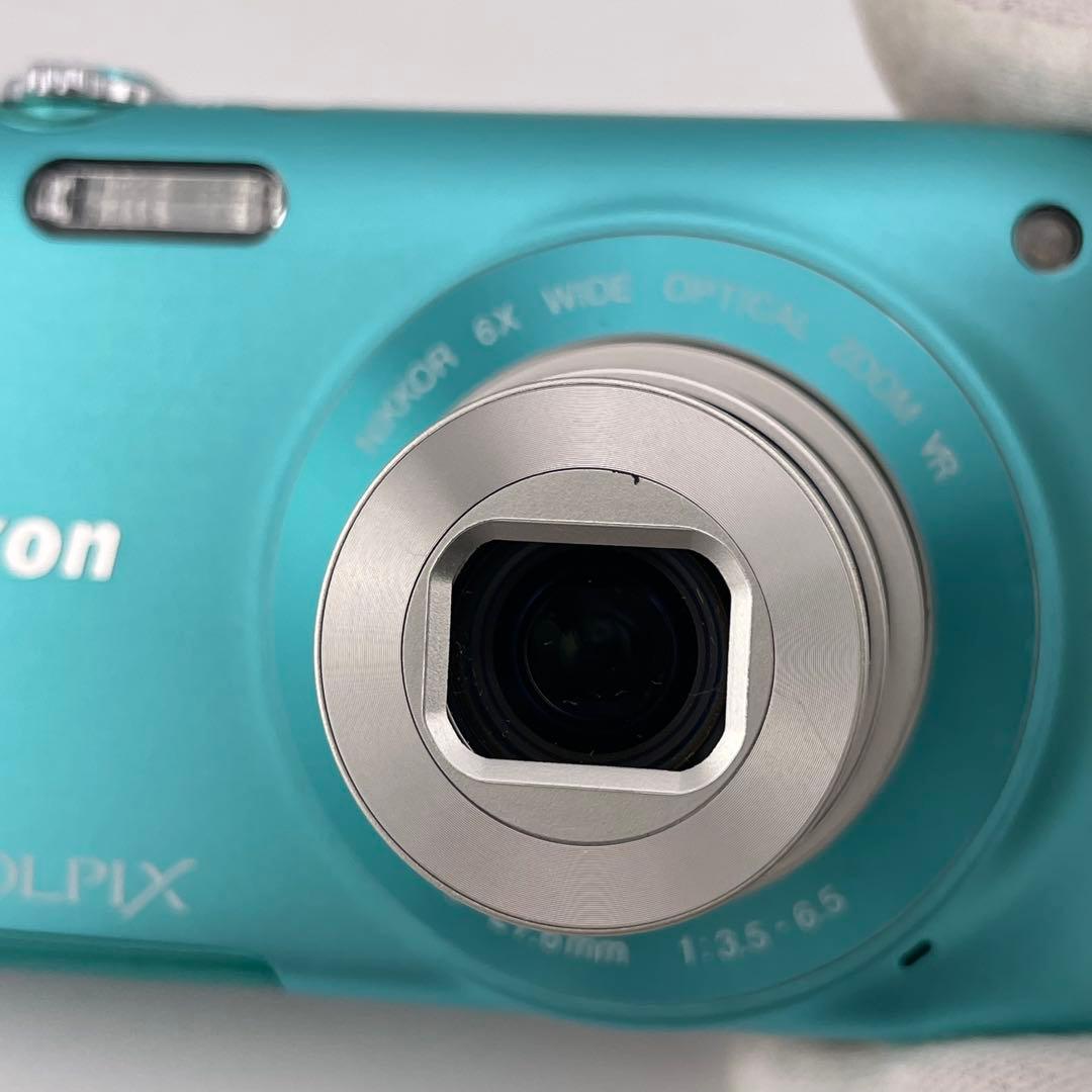 実写美⭕️美品【動作確認済み】Nikon COOLPIX S3300 グリーン