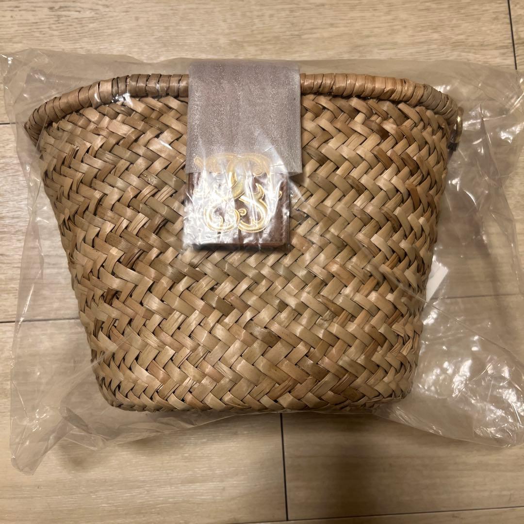 コットンショルダーブレードバッグ　ブラウン