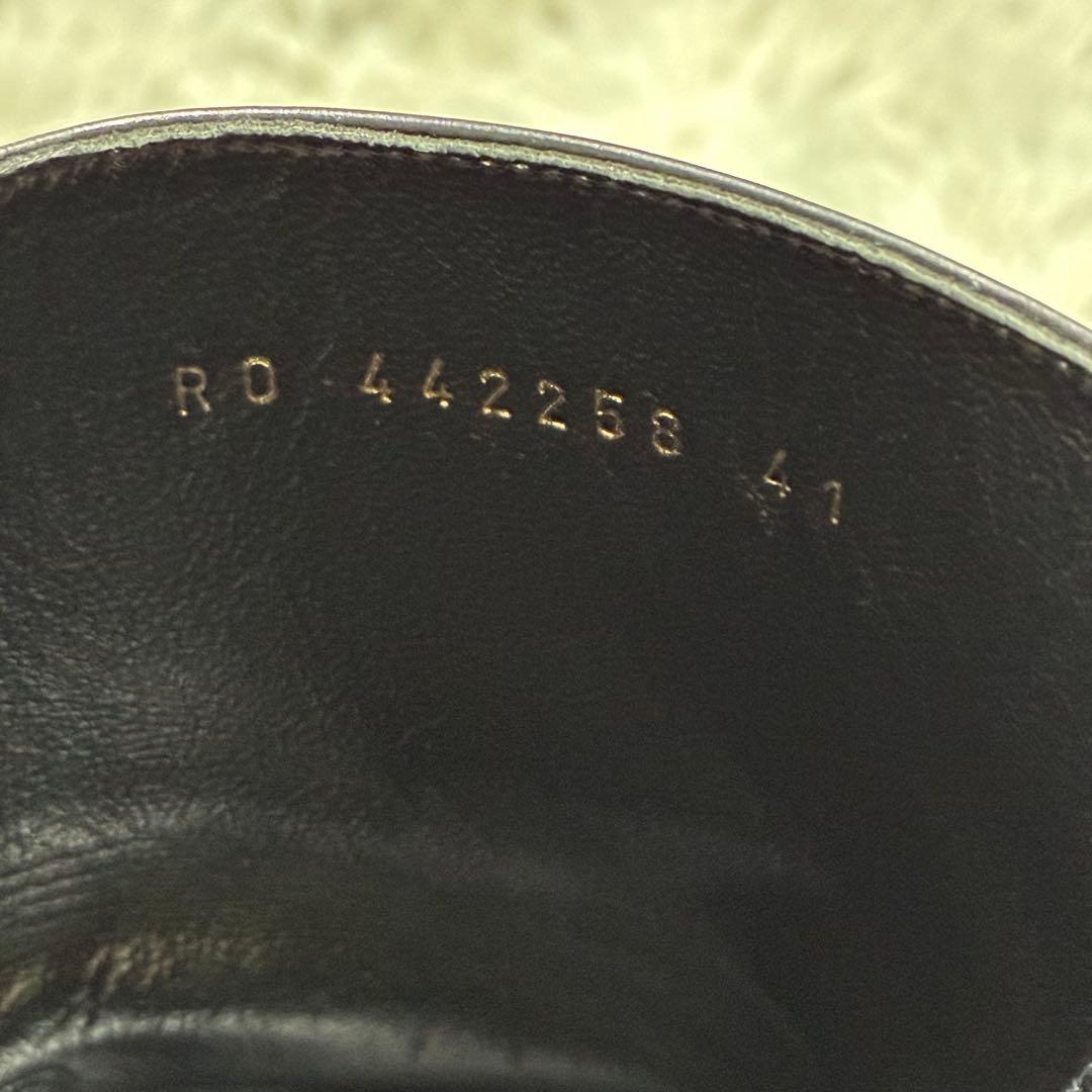 【○箱あり】SAINT LAURENT PARIS 本革 41 BLACK