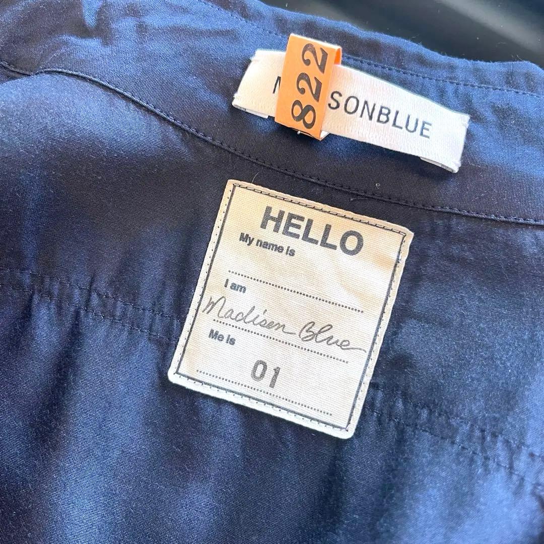 【MADISONBLUE】シルクハンプトンシャツ☆クリーニング済 清潔品