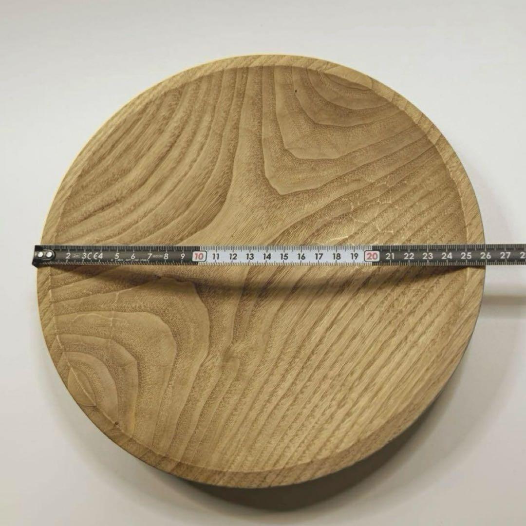 【ユタカ】木製プレート 舟形40cm& 木製ボウル 26cm