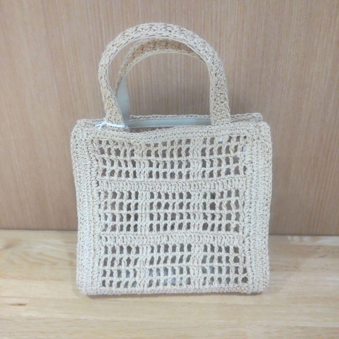 新品　♡TORY BURCH♡　 カゴバッグ クロシェスモールミニトートバッグ