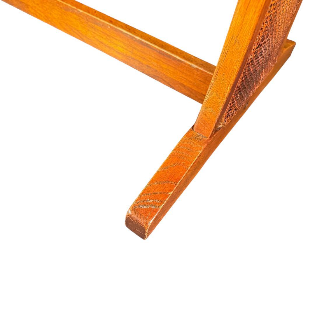 HR736 三越ブルージュ　籐　ラタン　ローテーブル　コーヒーテーブル