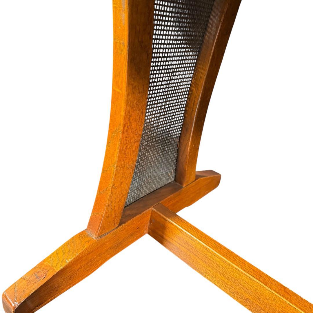 HR736 三越ブルージュ　籐　ラタン　ローテーブル　コーヒーテーブル