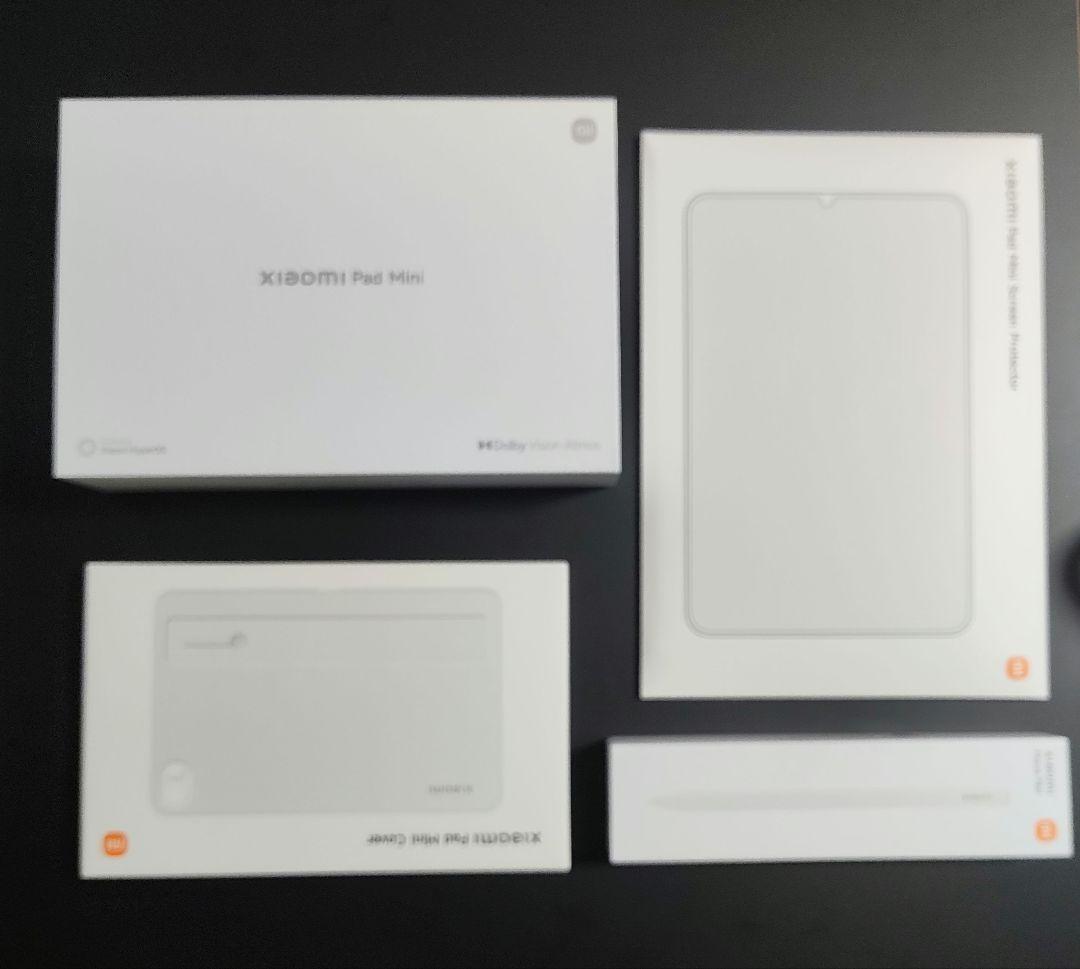 Xiaomi Pad Mini グレー 純正ケース・ペン・フィルムセット
