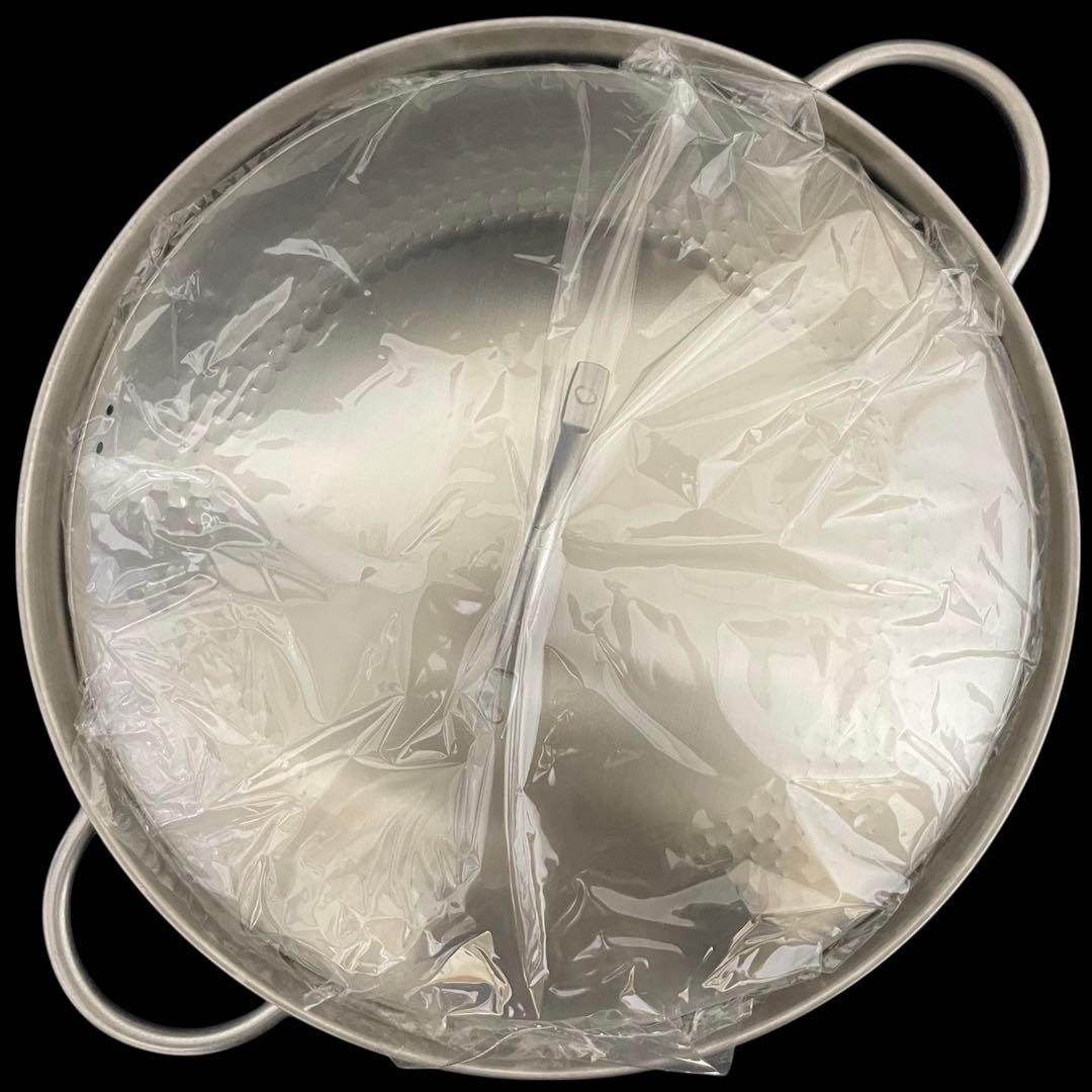 肴七味 日本製　ステンレス　卓上鍋　24cm 新潟県燕市　ミトン付き