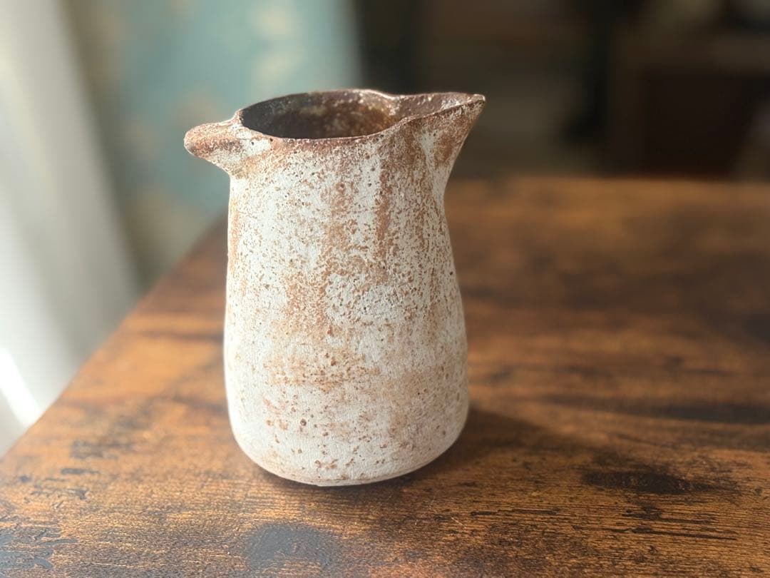 新品　石原稔久　片口&花器　薪釜