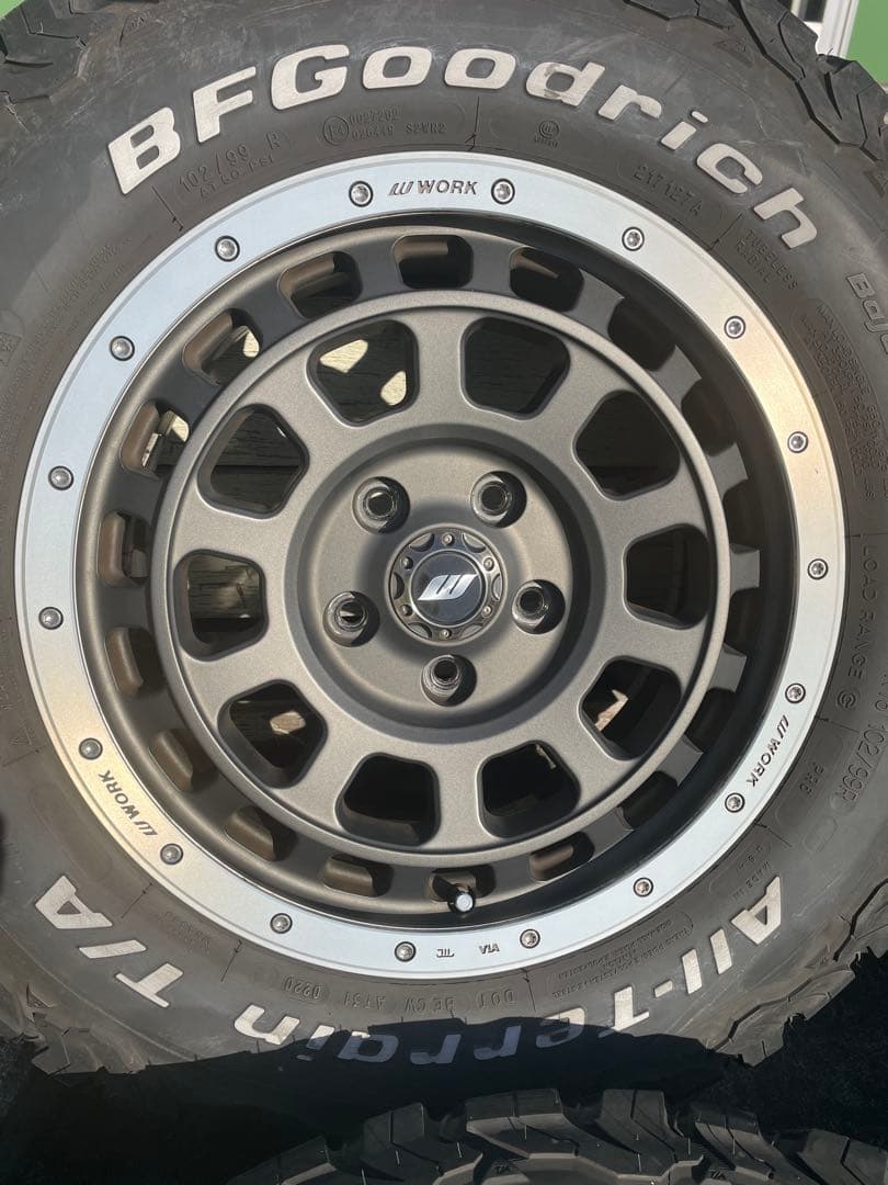 送料込み WORK T-GRABIC BF Goodrich 225/70R16