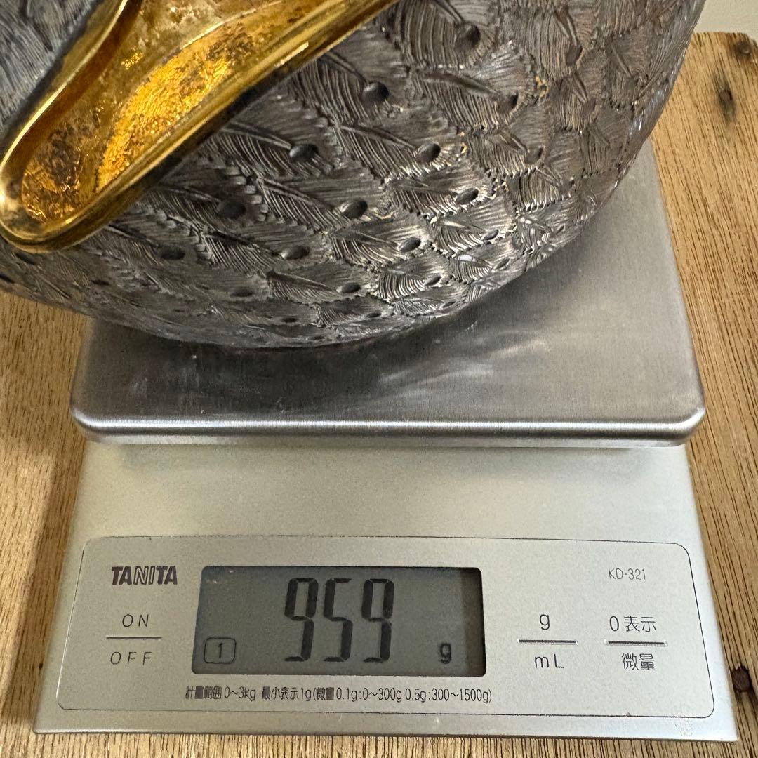 工芸品 MEXICO TANE SILVER 925 VINTAGE SWAN BOWL