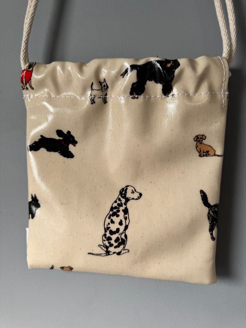TEMBEA Dog柄 犬柄 巾着バッグ