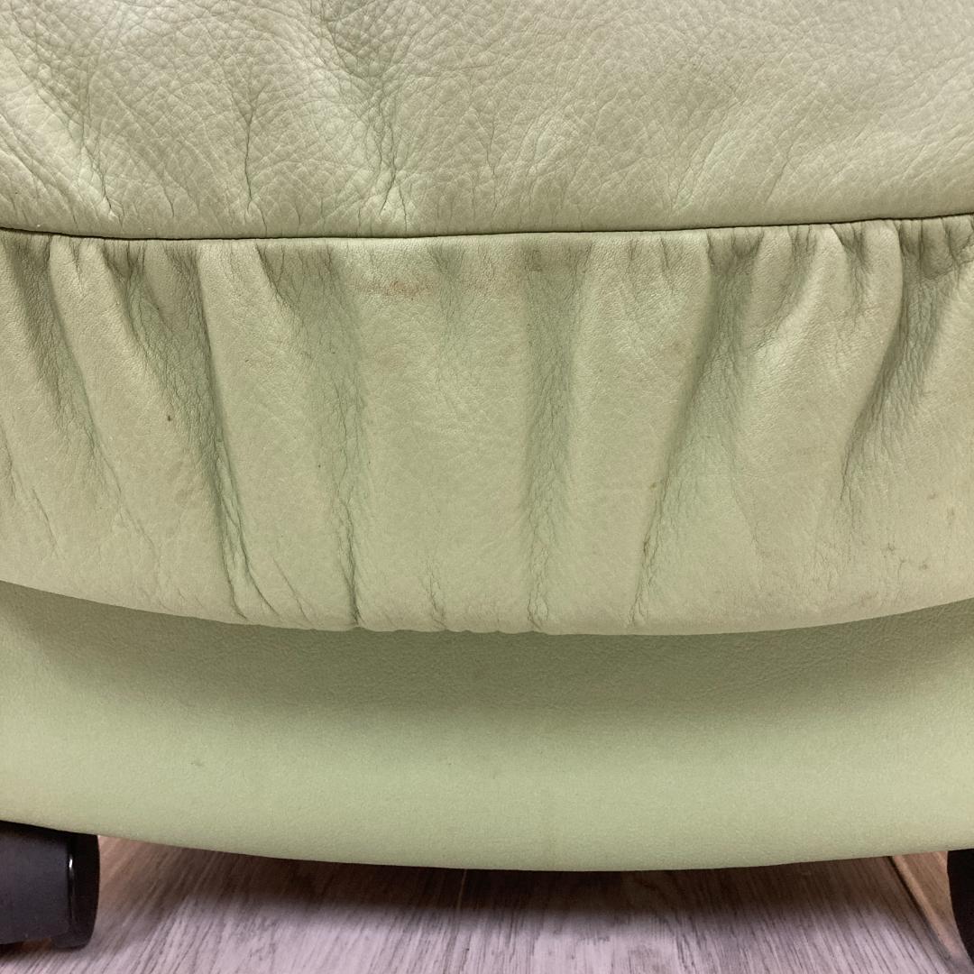 【カリモク】オットマン　スツール　本革