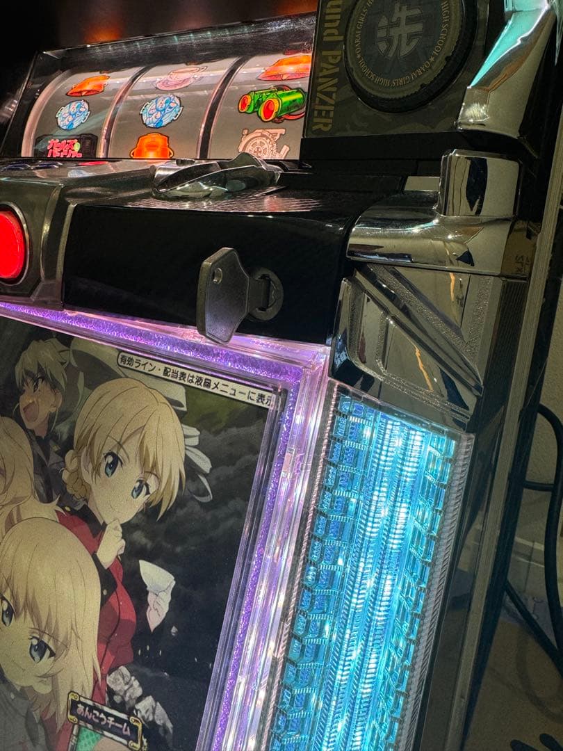ガールズ＆パンツァー G 不要機付き 実機 パチスロ 家庭用電源