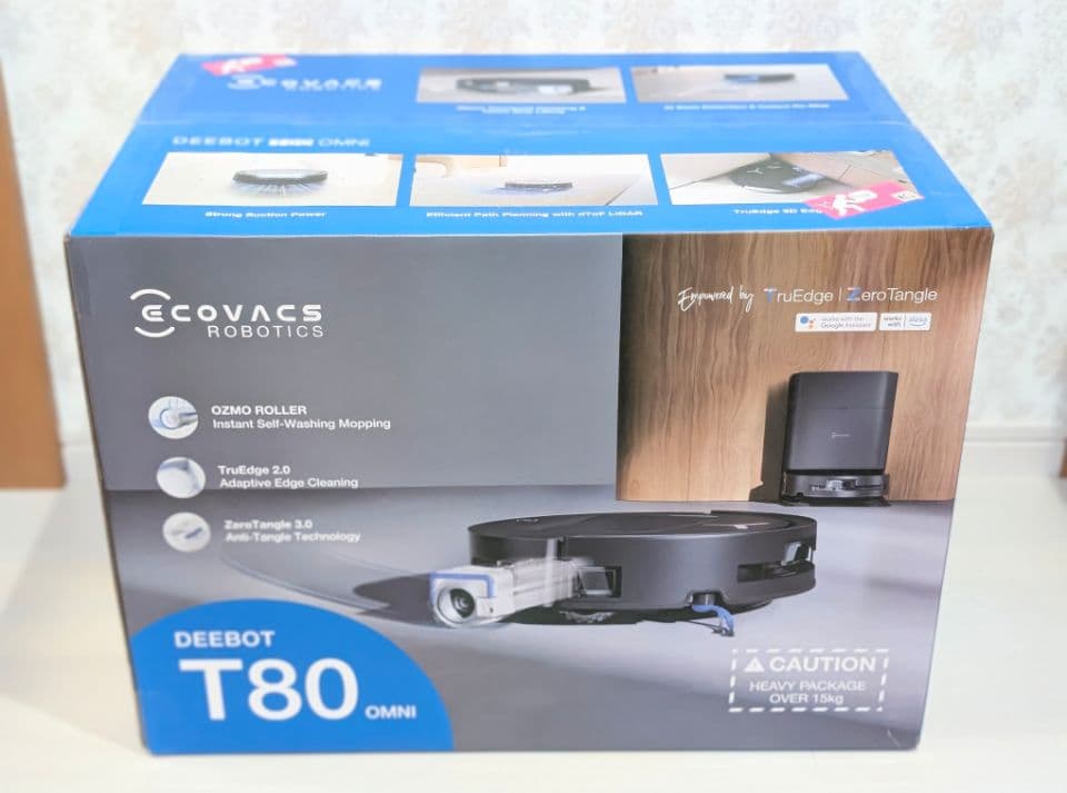 ECOVACS エコバックス DEEBOT T80 OMNI ロボット掃除機 黒