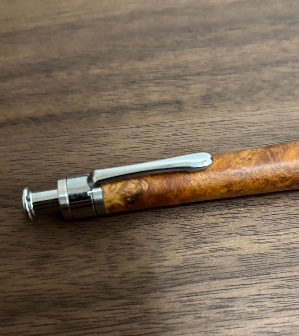 工房楔　花梨こぶ杢 0.5ミリシャーペン