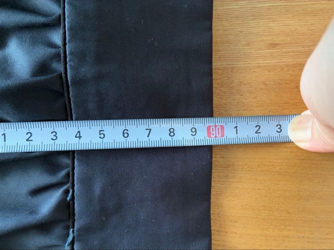 【TOCCA】フード付きネイビー モッズコート（ライナー付き）４