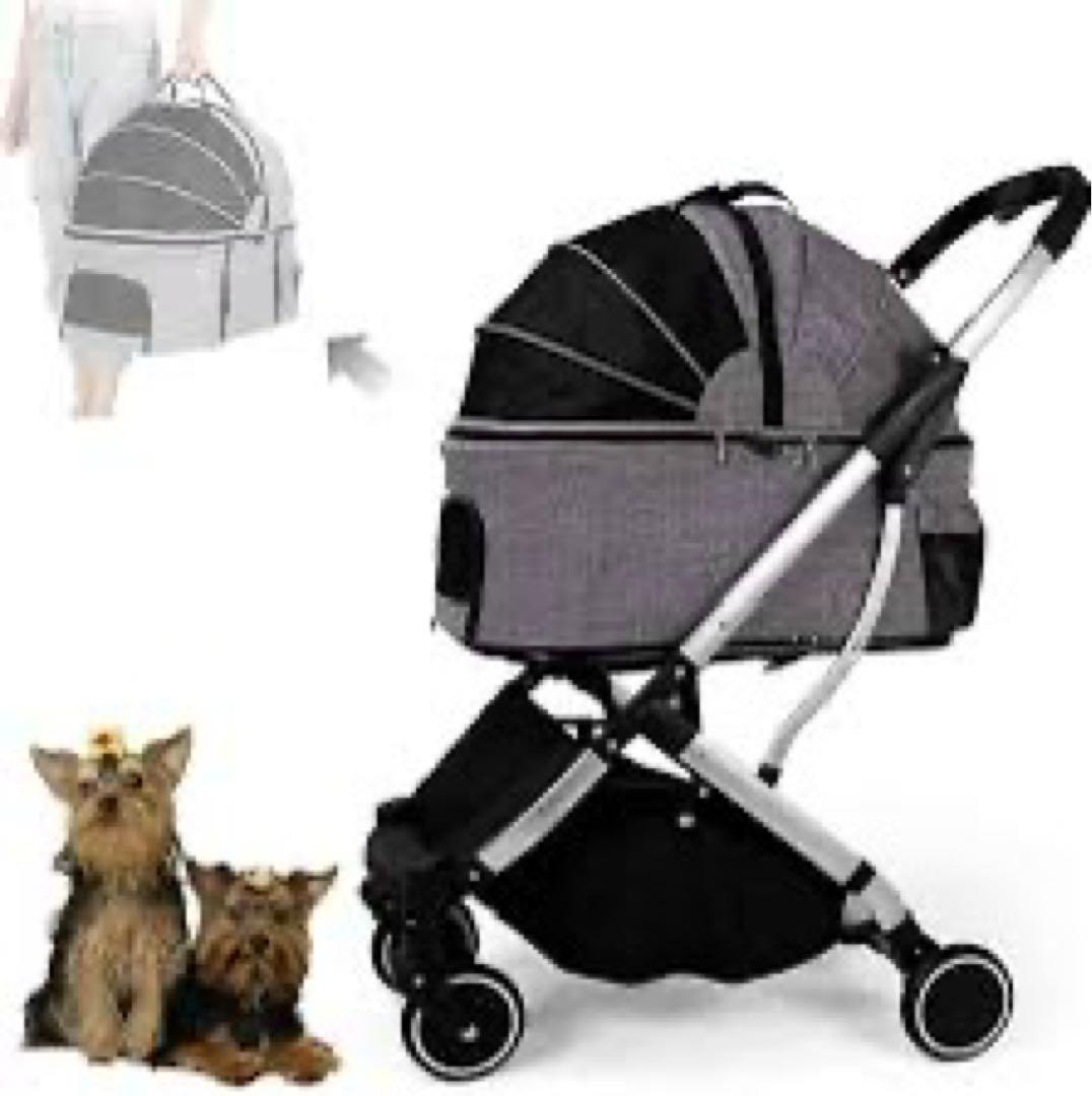 未使用DOT4万円以上分離型 ペットカート 折りたたみ可ペットキャリー