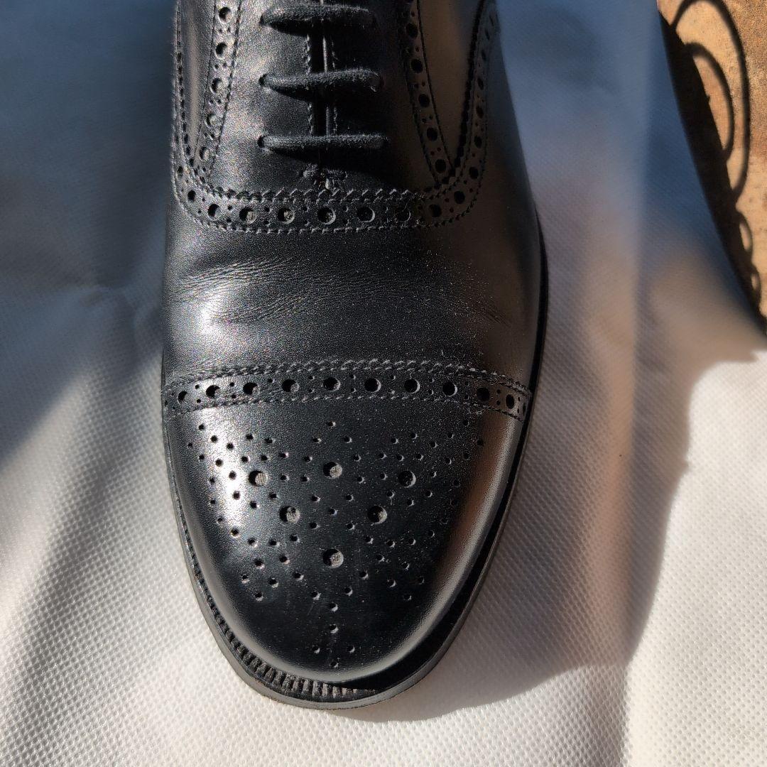 HACKETT ブラック ドレスシューズ イギリス製