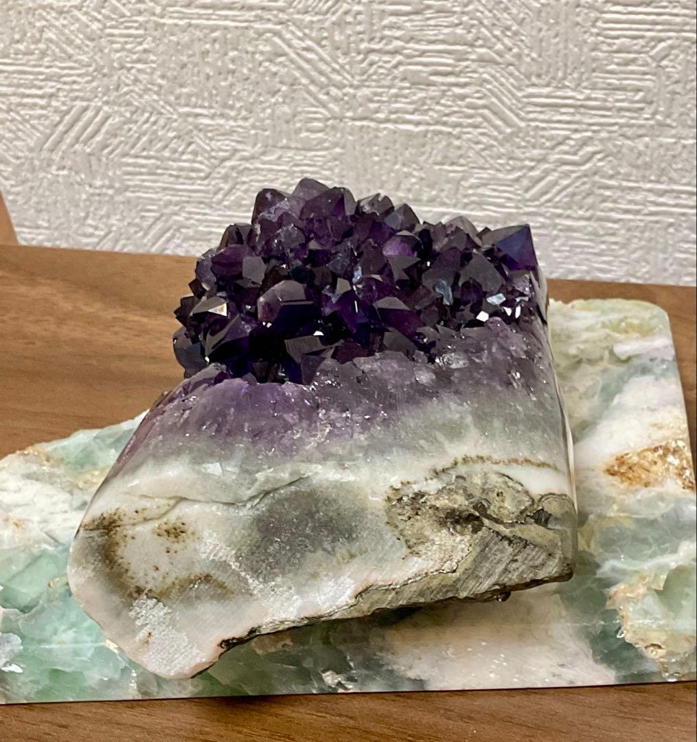 ウルグアイ産　 アメジストクラスター　瑪瑙　780g