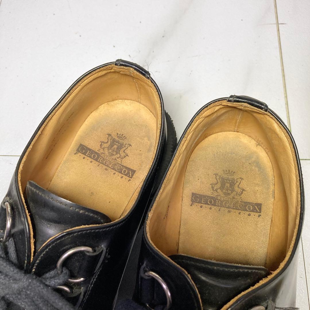 名作 E COX ギブソン 革靴 11355 本革 英国 黒 28 9