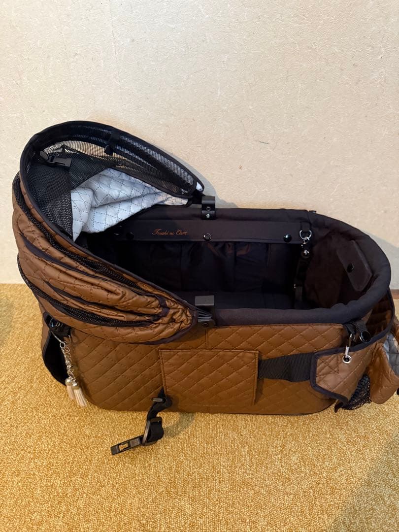 犬用天使のカート　ポルテ・マットキルト・モカ　Sサイズ　フレームセット無し