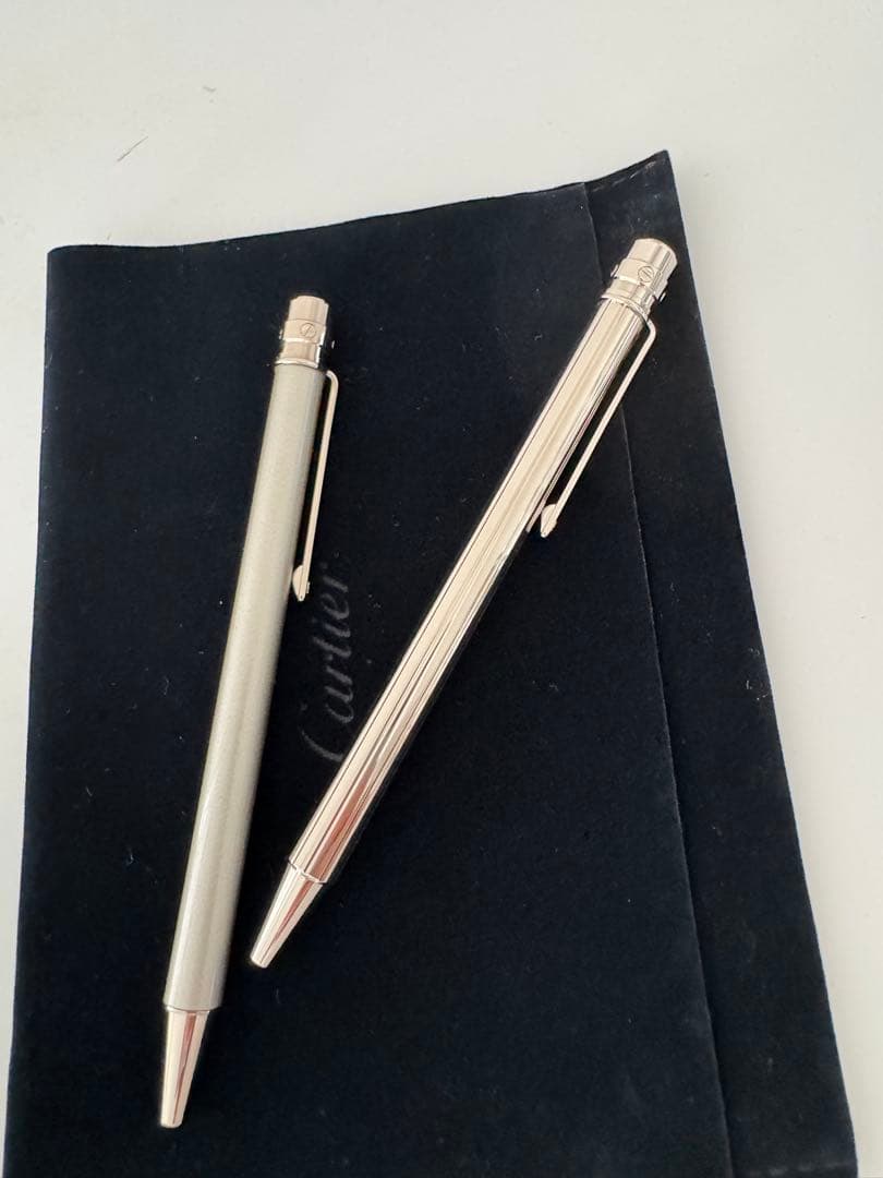 美品⭐️Cartier ボールペン 2本セット　レザーケース付