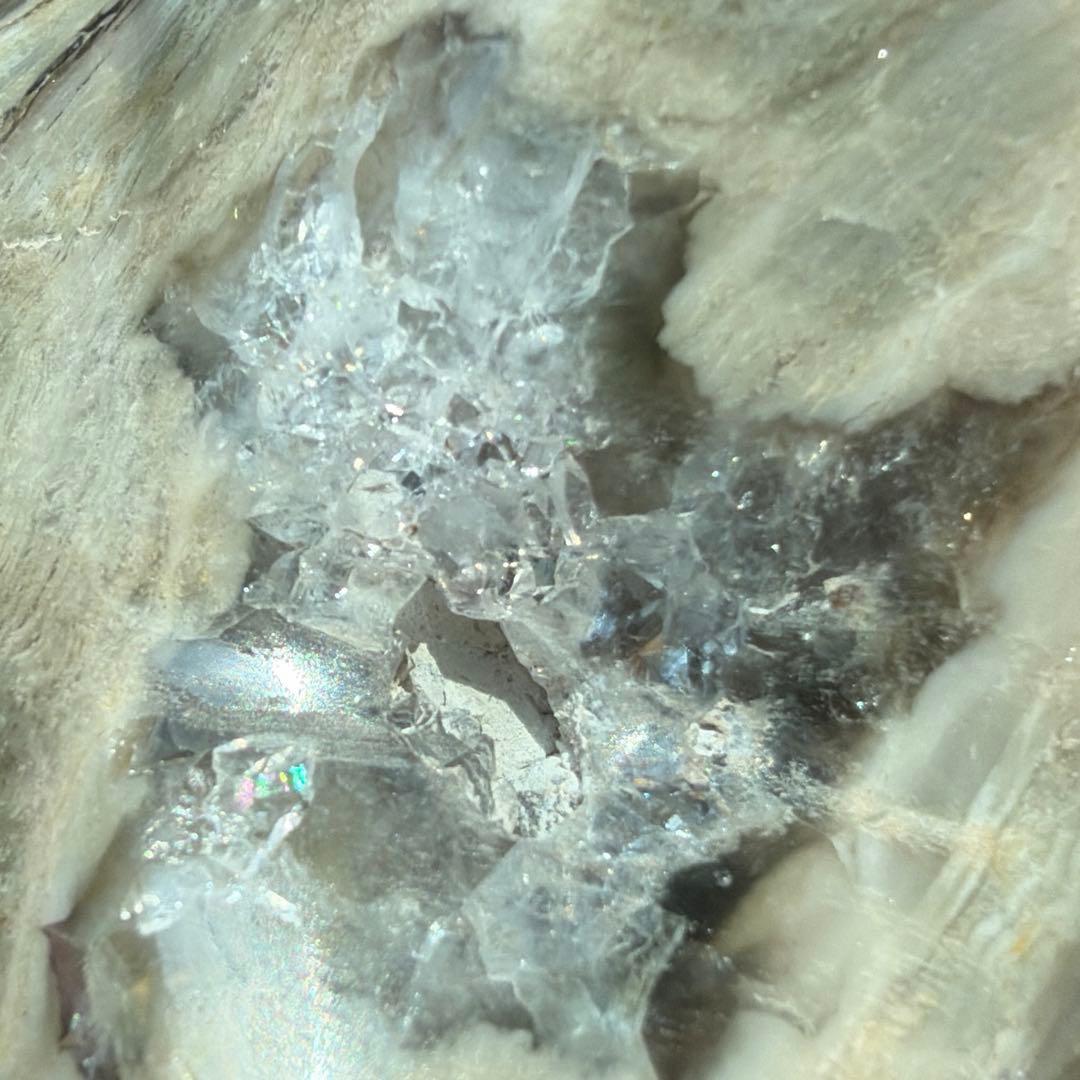 ✨オーシャンジャスパーのアステロイド✨ジオード、虹あり　五芒星　六芒星　天然石