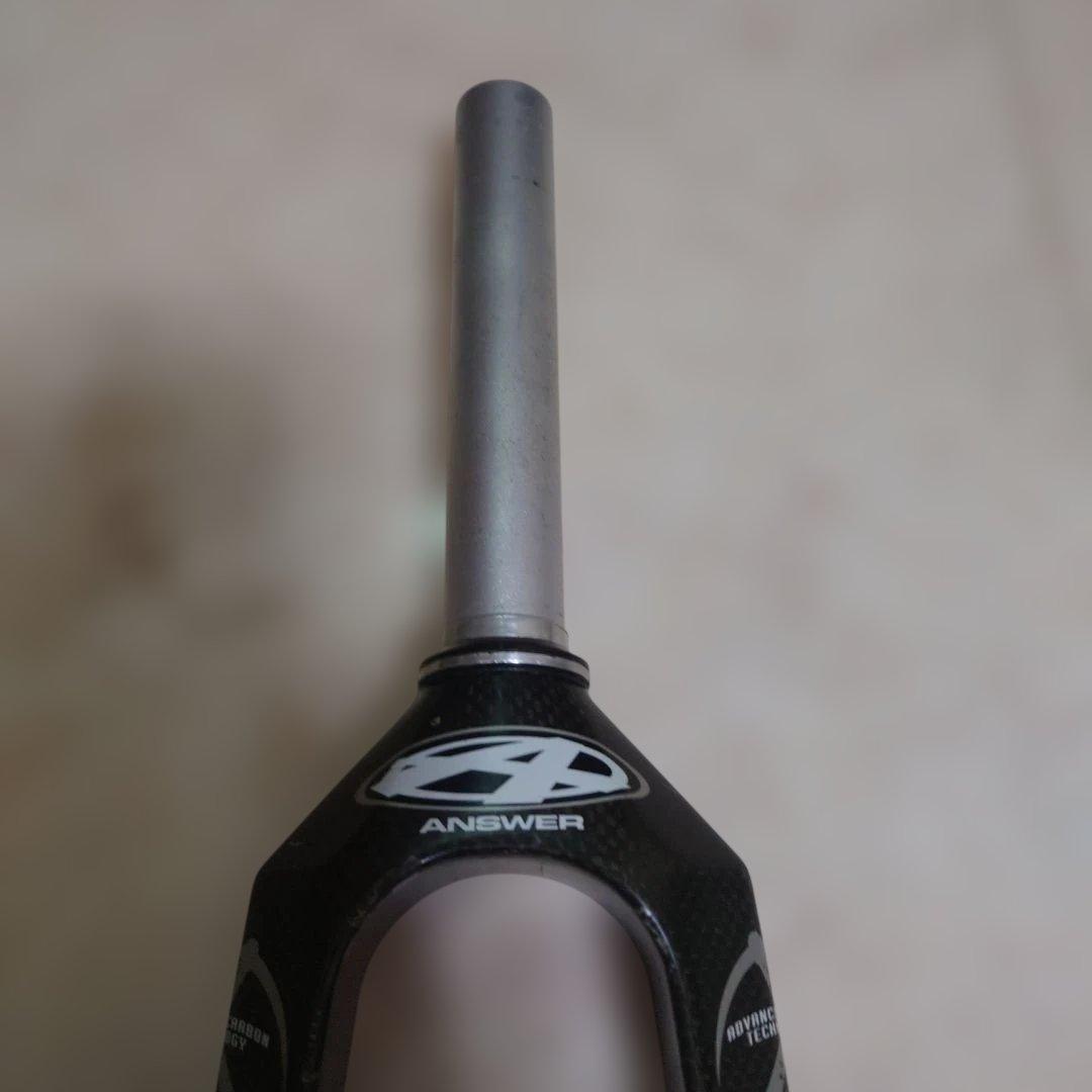 ANSWER カーボンミニバー&ダガーフォーク mini【２点】 BMXレース