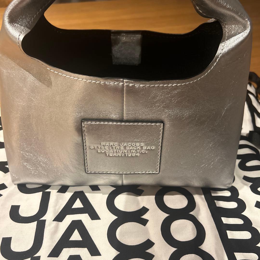 MARC JACOBS THE SACK BAG シルバー　新作　新品